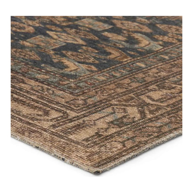 Canteena Rug - Brown, Blue &amp; Tan