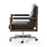 Kiano Desk Chair in Bosa Black