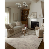 Rocky Rug in Ivory/Silver