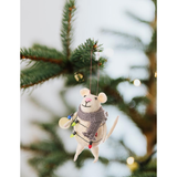 Mouse with Lights Ornament