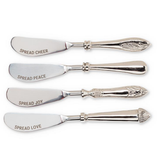 Festive Cheer Pate Spreaders. Set of 4