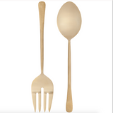 Gold Salad Server Set