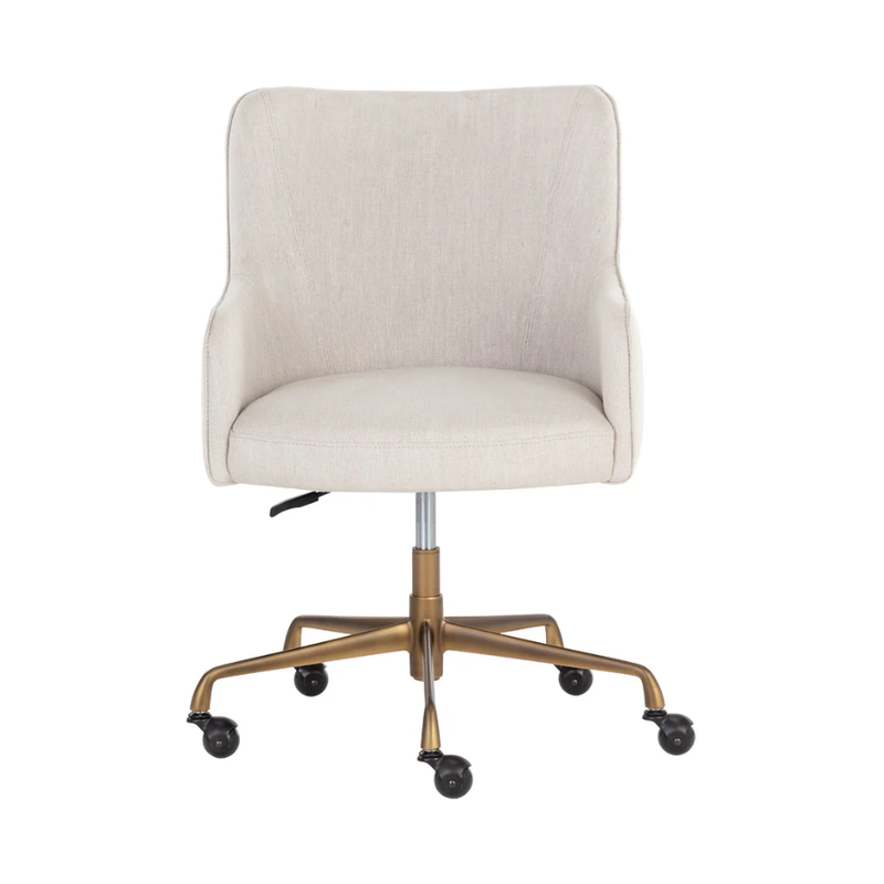 Franklin Office Chair in Beige Linen