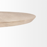 Maxwell End Table in Light/Gold