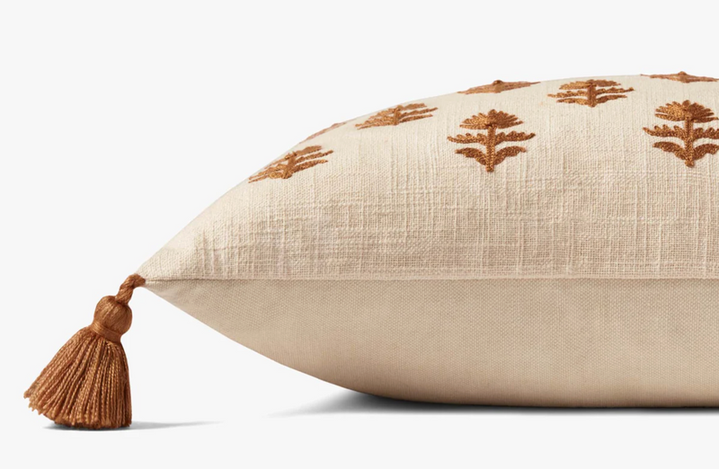 Addison Cushion in Rust 13" x 21"