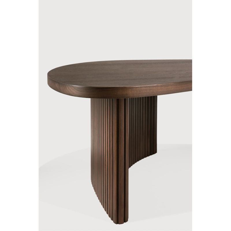 Boomerang Coffee Table in Teak Brown