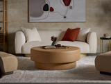 Arlo Ottoman in Milliken Cognac