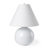 Mehdi White Ceramic Table Lamp