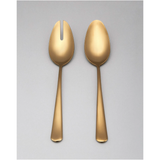 Host Essential Serving Set Speckled White w/ Gold Flatware