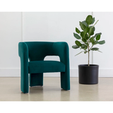 Isidore Chair in Meg Teal