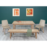 Gia Small Extension Dining Table - 55"/71"