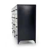 Belmont 8 Drawer Dresser in Black