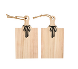 Mini Wood Serving Board Set
