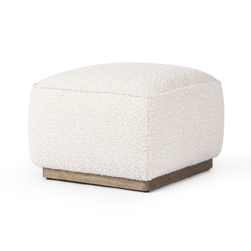 Sinclair Square Ottoman in Knoll Natural