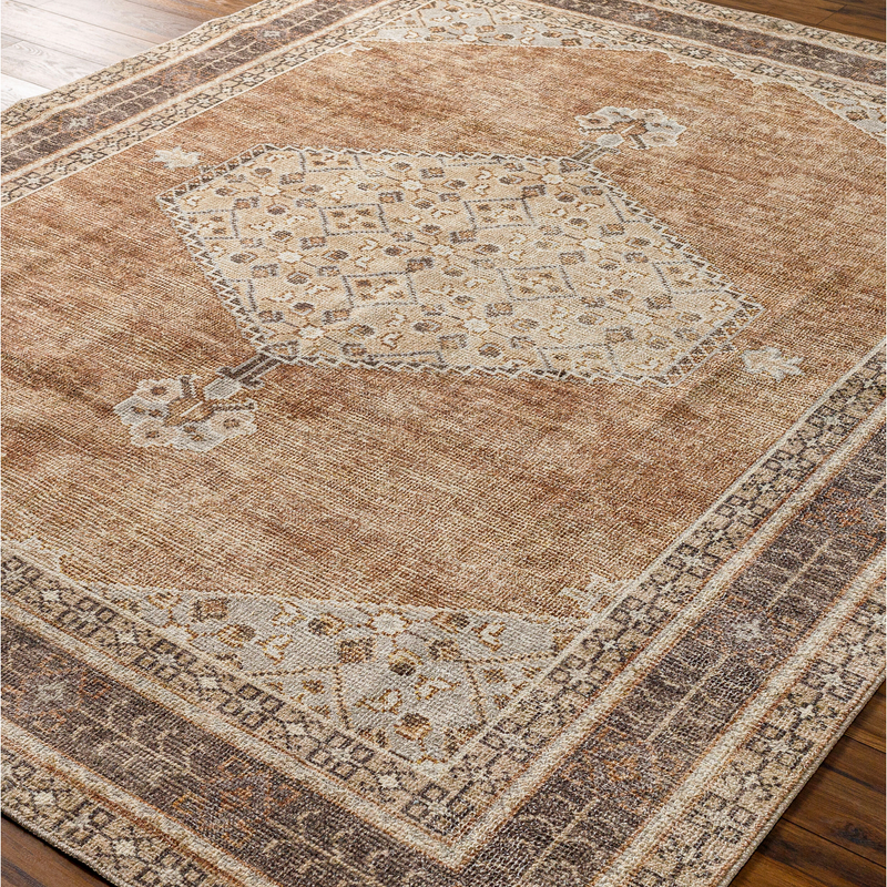 Lila Rug in Saddle/ Tan