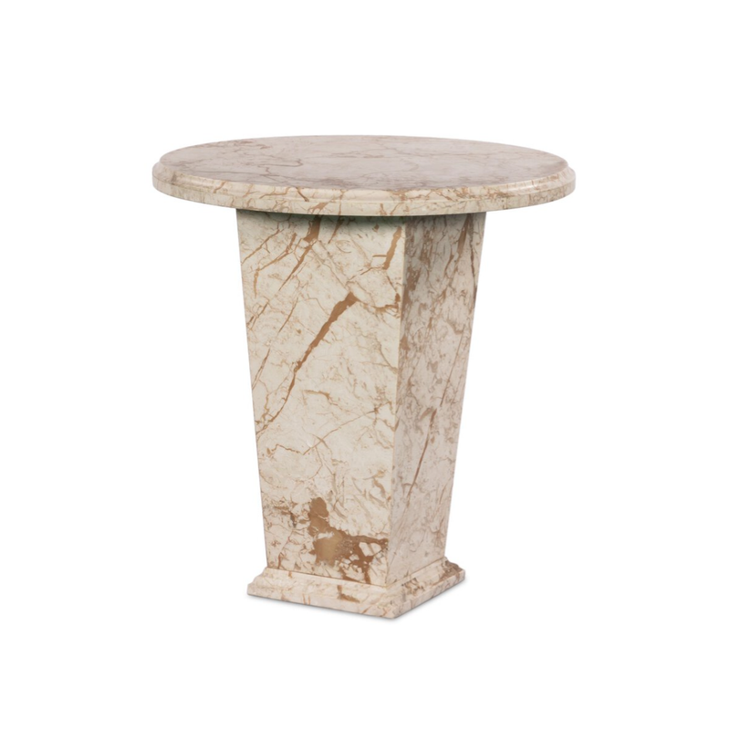 Eslo End Table in Desert Taupe Marble