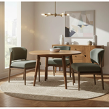 Athens Dining Chair in Olive Chenille