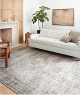 Heidi Rug Collection- Dove/Blush