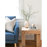 Evander Oak Side Table