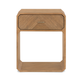 Caspian Nightstand in Natural Ash Veneer