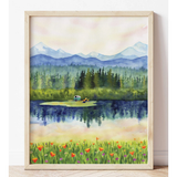 Watercolour Print