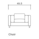Warsaw Chair in Marina Sandalwood