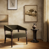 Gary Club Chair in Surrey Olive