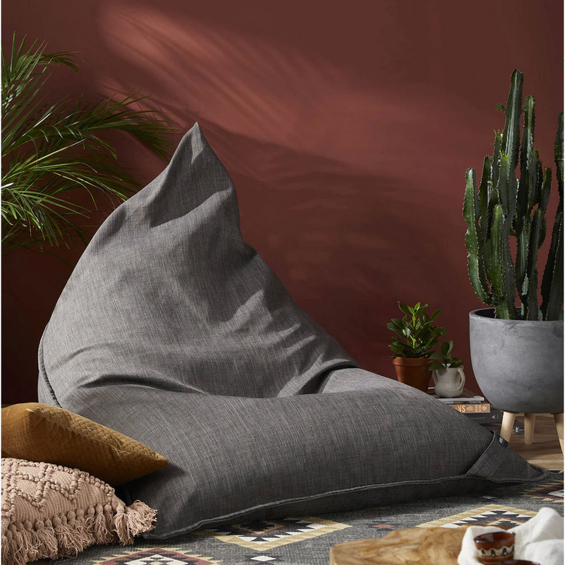 Luxe Grey Lounge Chair