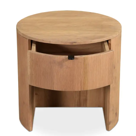 Theo One Drawer Nightstand -Natural