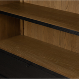 Millie Bookcase in Drifted Matte Black