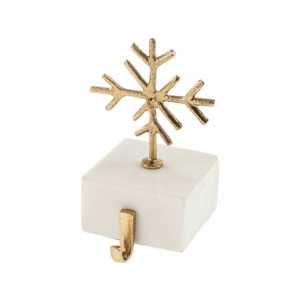 Snowflake Marble Stocking Holder