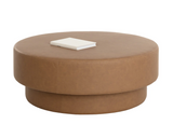 Arlo Ottoman in Milliken Cognac