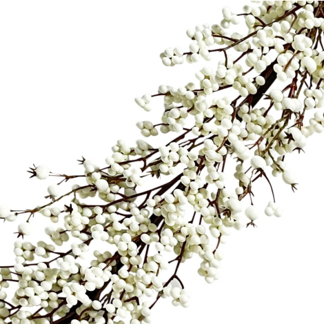 Berry Garland in White