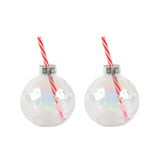 Snowflake Drink Glass Set
