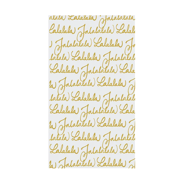 Fa La La Guest Gold Napkin 16Pk