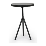 Corin End Table in Bluestone/Powder Black