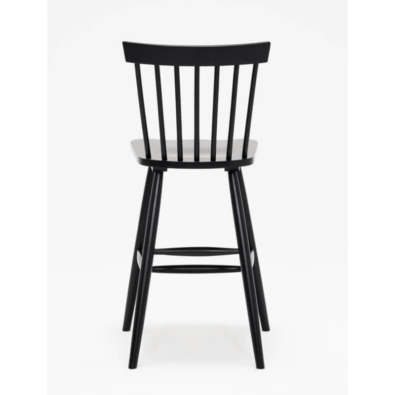 Lyla Side Counter Stool in Black
