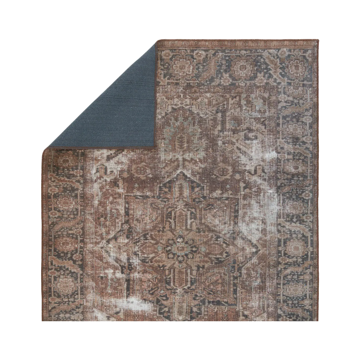 Harman Rug in Brown/Tan/Blue