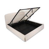 Joan Storage Bed in Cream