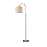 Barton Task Floor Lamp Antique Brass