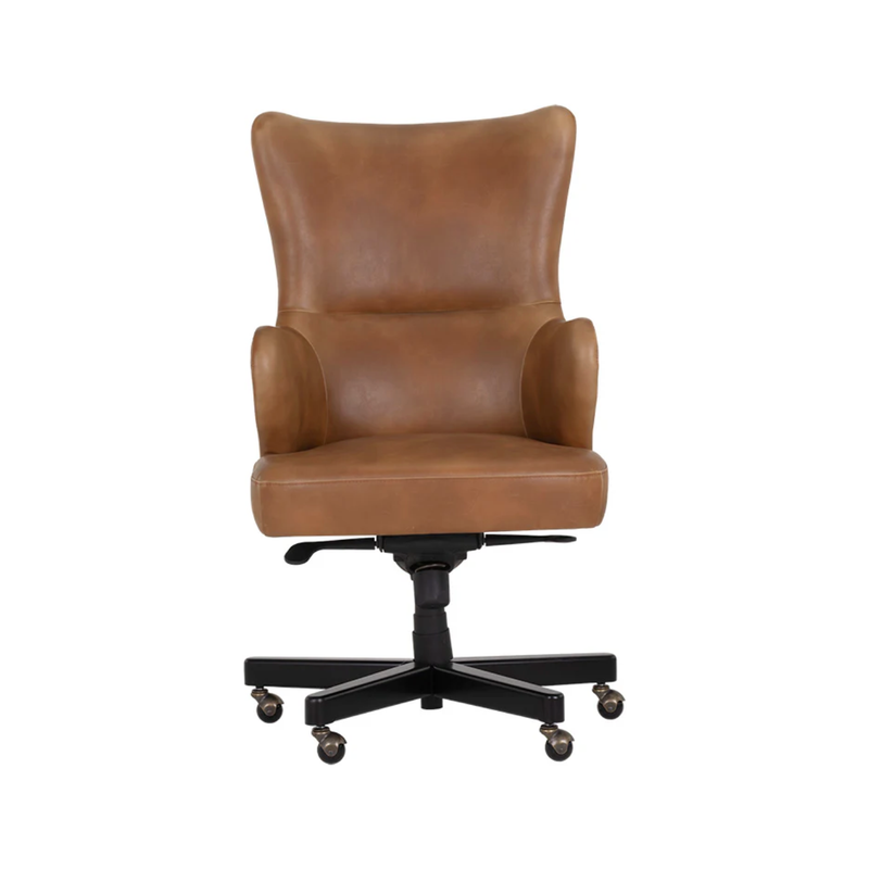 Hubert Office Chair in Tabacco Tan