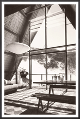 Ski Lodge Interior C. 1966