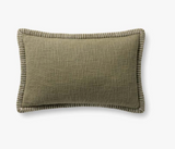 Jody Cushion in Olive 13" x 21"