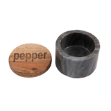 Marble Salt & Pepper Pots | Set of 2