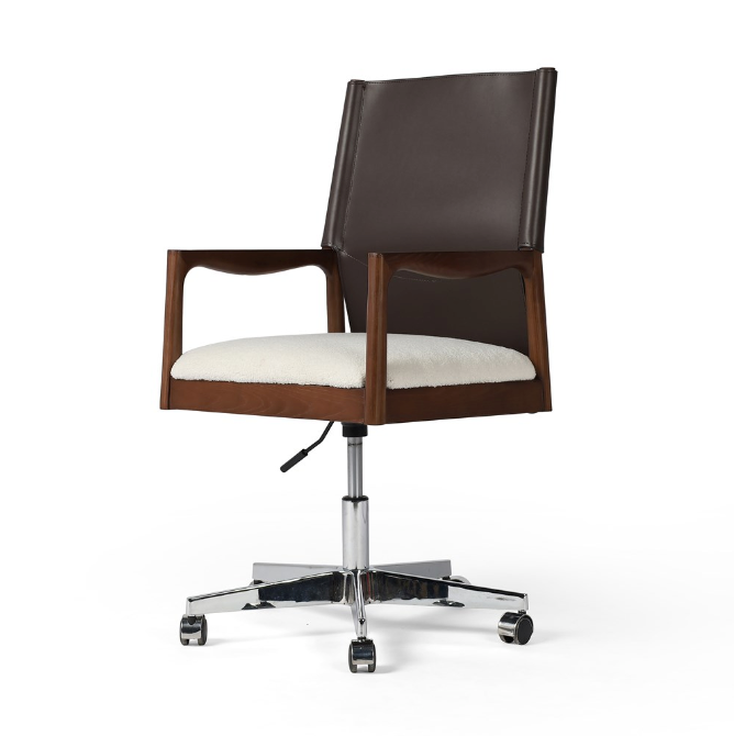 Lulu Desk Chair in Espresso