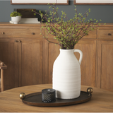 Jianna Oval Tray in Antique Gold