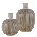 Island Vase Set | White
