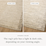 Bleecker Rug in Sand / Charcoal