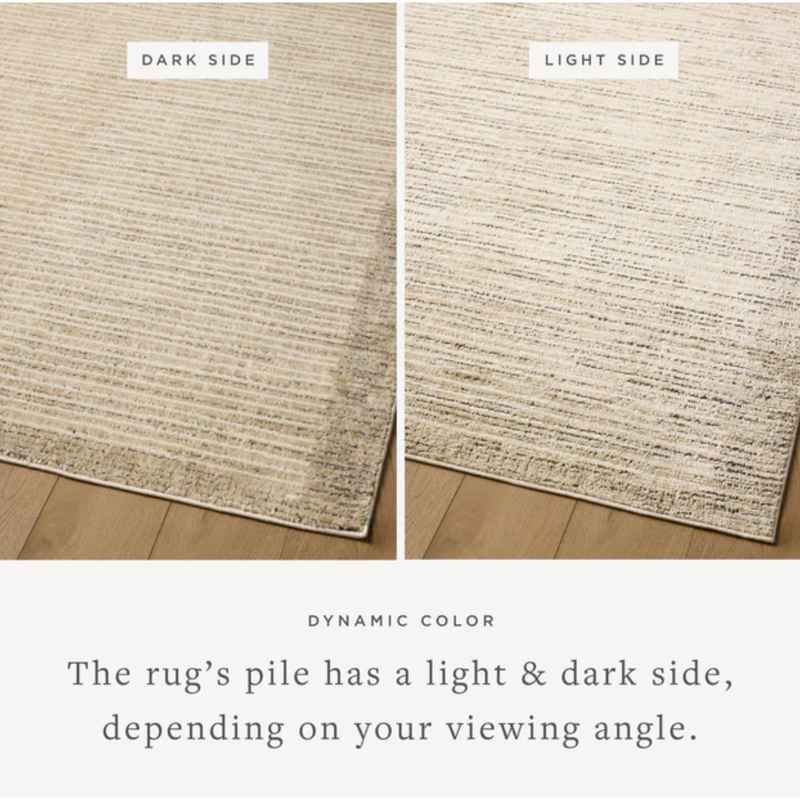 Bleecker Rug in Sand / Charcoal