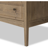 Maggie 6 Drawer Dresser in Aged Smoked Oak